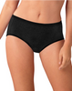 Hanes Cotton Stretch Women's Low Rise Briefs with ComfortSoft® WB 6-Pack ET39V6