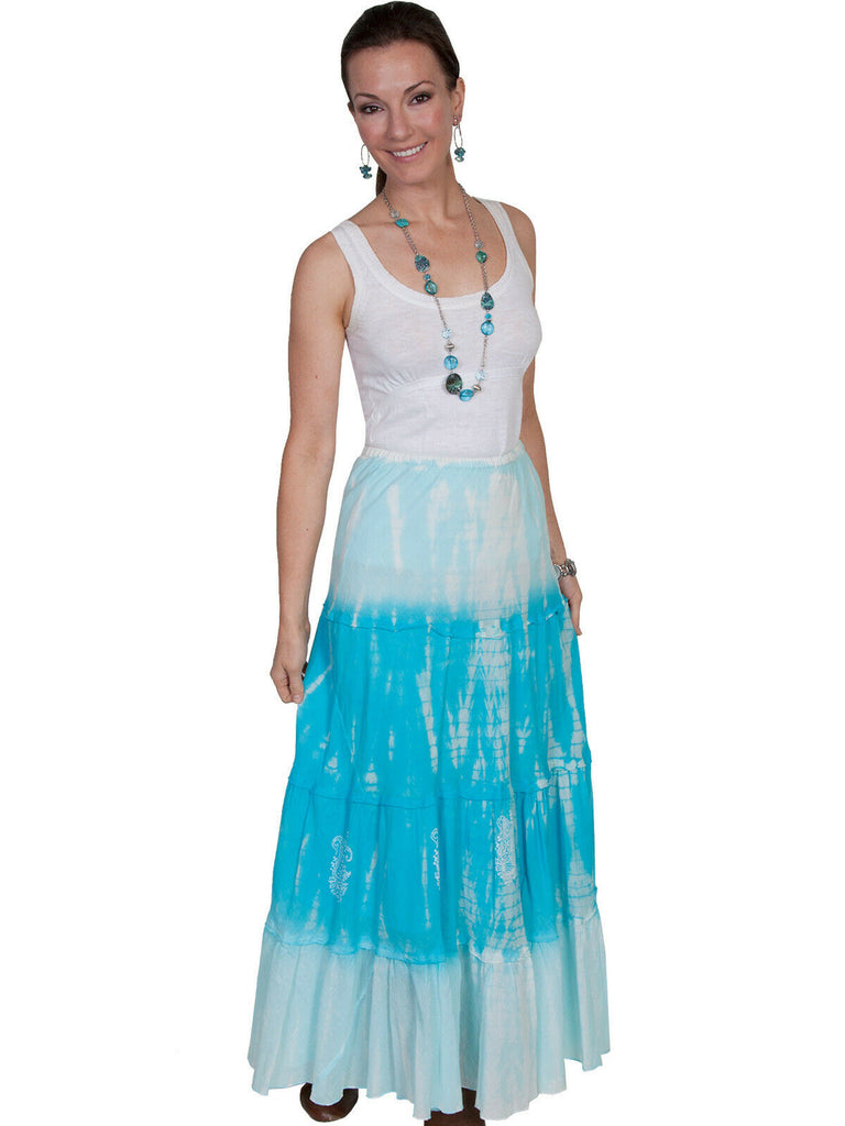 Cantina by Scully Scully Cantina Tye Dye Panel Skirt PSL-139