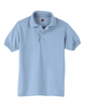 Hanes Kids' Cotton-Blend EcoSmart® Jersey Polo 054Y