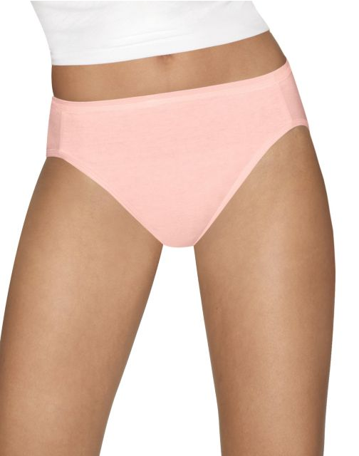 Hanes Ultimate™ Comfort Cotton Hi-Cut Panties 5-Pack 43HUCC