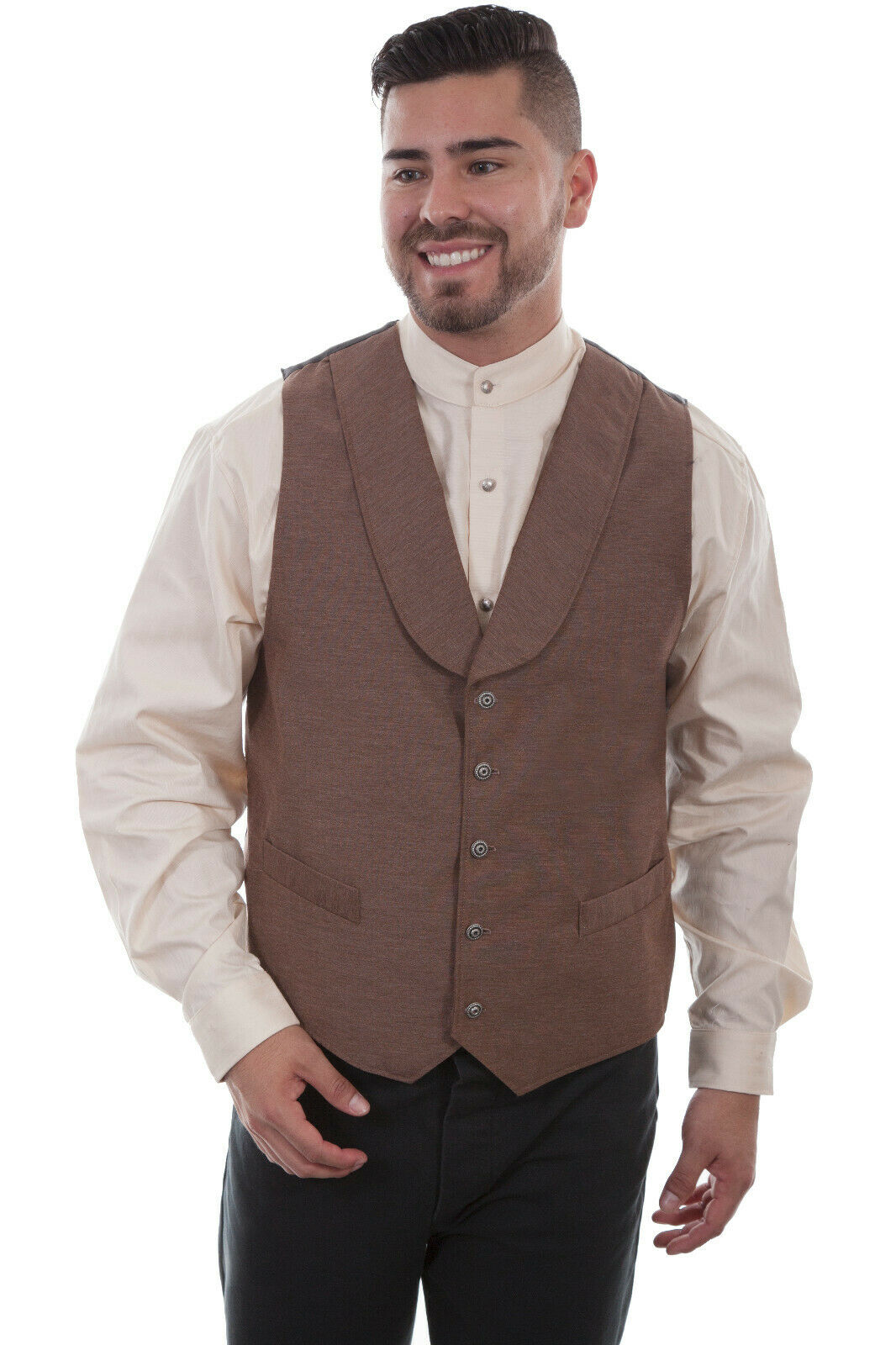 Scully Men's Shawl Collar Vest 521234
