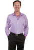 Scully Men's 100% Cotton Check Long Sleeve Western Shirt PS-215