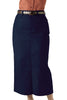 Women's Chino Flat Front 35" Length Skirt 9779
