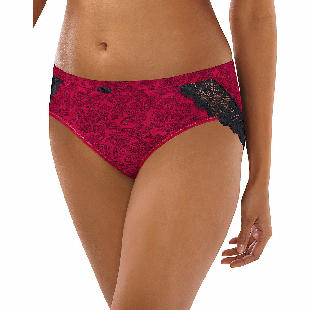 Bali Lace Desire Cotton Hipster Panty DFCD63