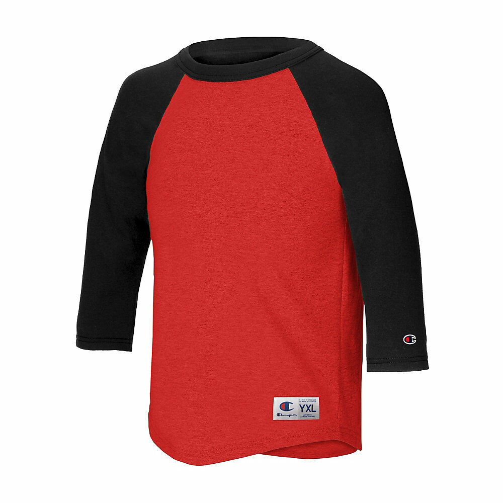 Champion Youth Raglan Baseball T-Shirt T13Y