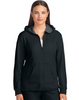 Hanes Women's French Terry High Low Zip Hoodie - Black 4B01