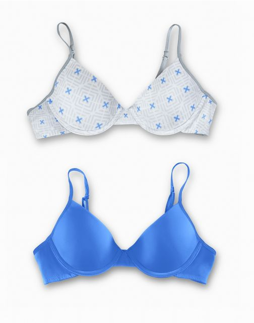 Hanes Girls' Padded Underwire Bra 2-Pack H126