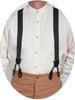 Scully Rangewear Elastic Steel Diamond Suspenders RW243S