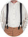 Scully Rangewear Elastic Steel Diamond Suspenders RW243S