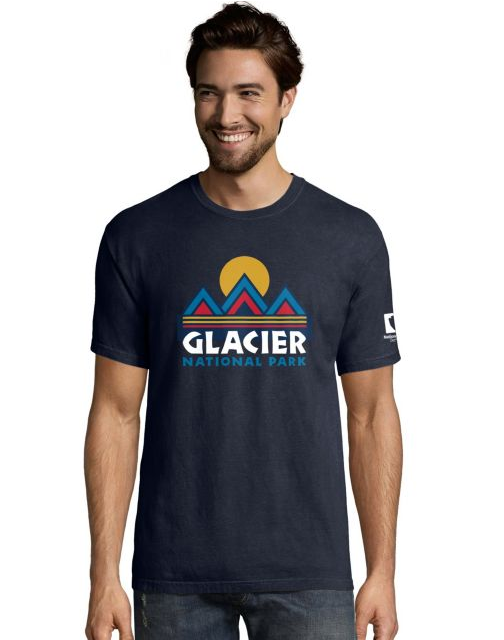 Hanes ComfortWash™ Glacier National Park Graphic Short Sleeve Tee G100P Y07843