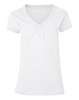 Hanes Girls' Shirred V-Neck Tee K046