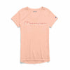 Champion Women's Authentic Wash V-Neck Tee, Colorblock Logo W0821G 549933