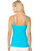Hanes Women's Stretch Cotton Cami with Built-In Shelf Bra O9342