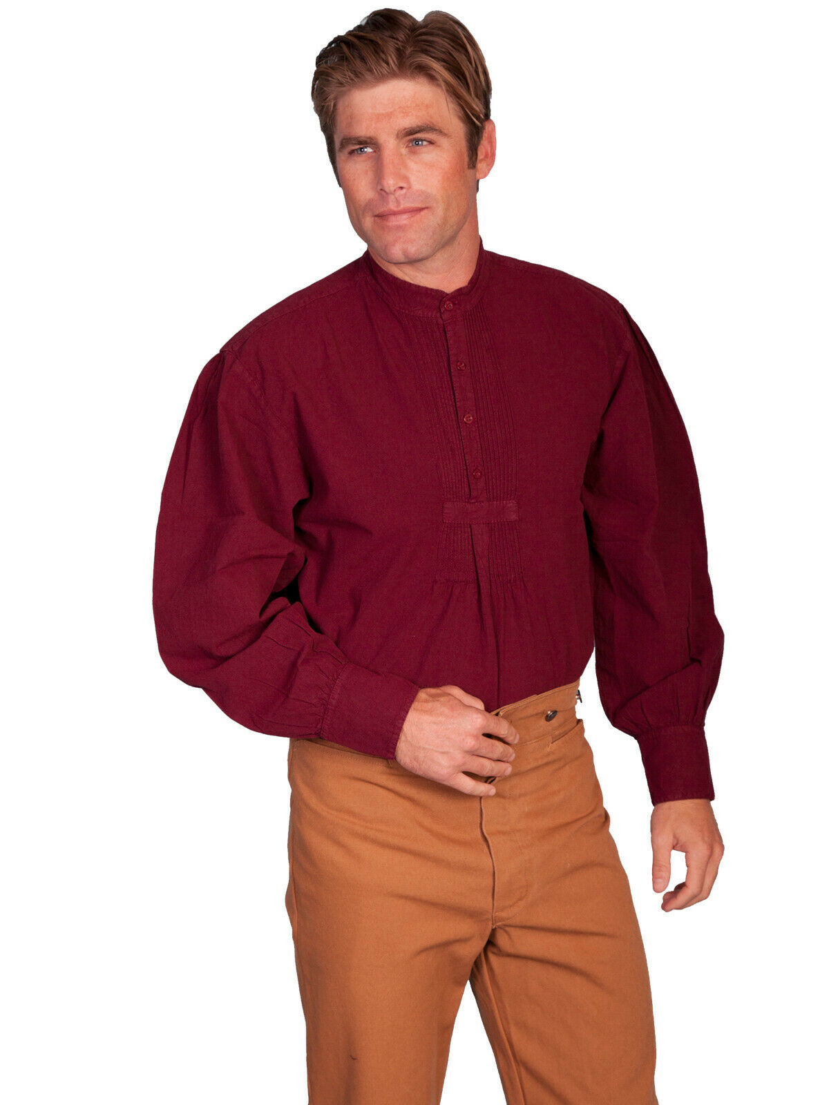 Scully RangeWear Men's 100% Cotton Vintage Long Sleeve Full Cut Shirt 500020