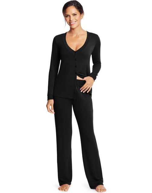 Maidenform Long Sleeve Knit PJ Set MFF7850