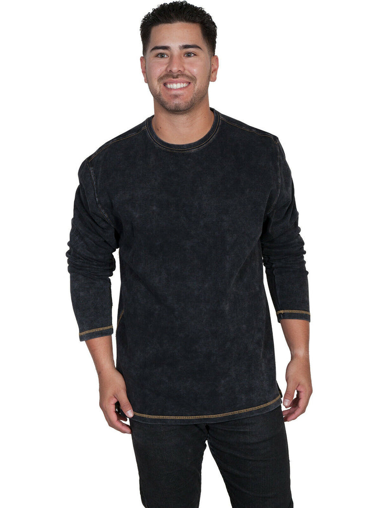 Scully Men's Cotton Beefy Long Sleeve T-Shirt TR-058