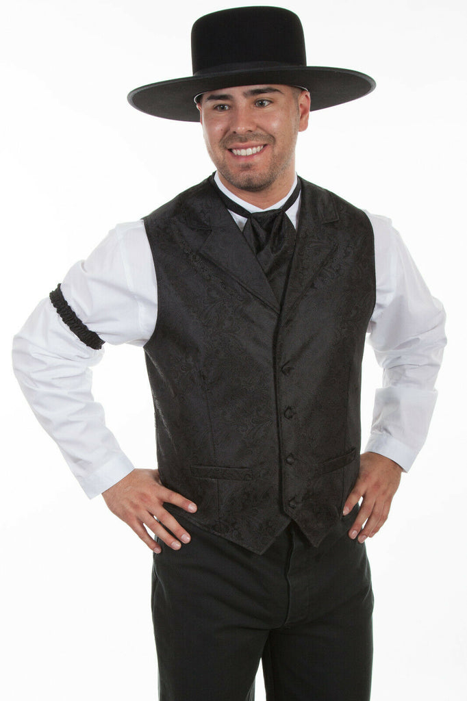 Scully Men's Polyester Paisley Vest 5X-6X RW093XX