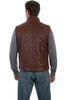 Scully Men's Leather Quilted Vest 1026