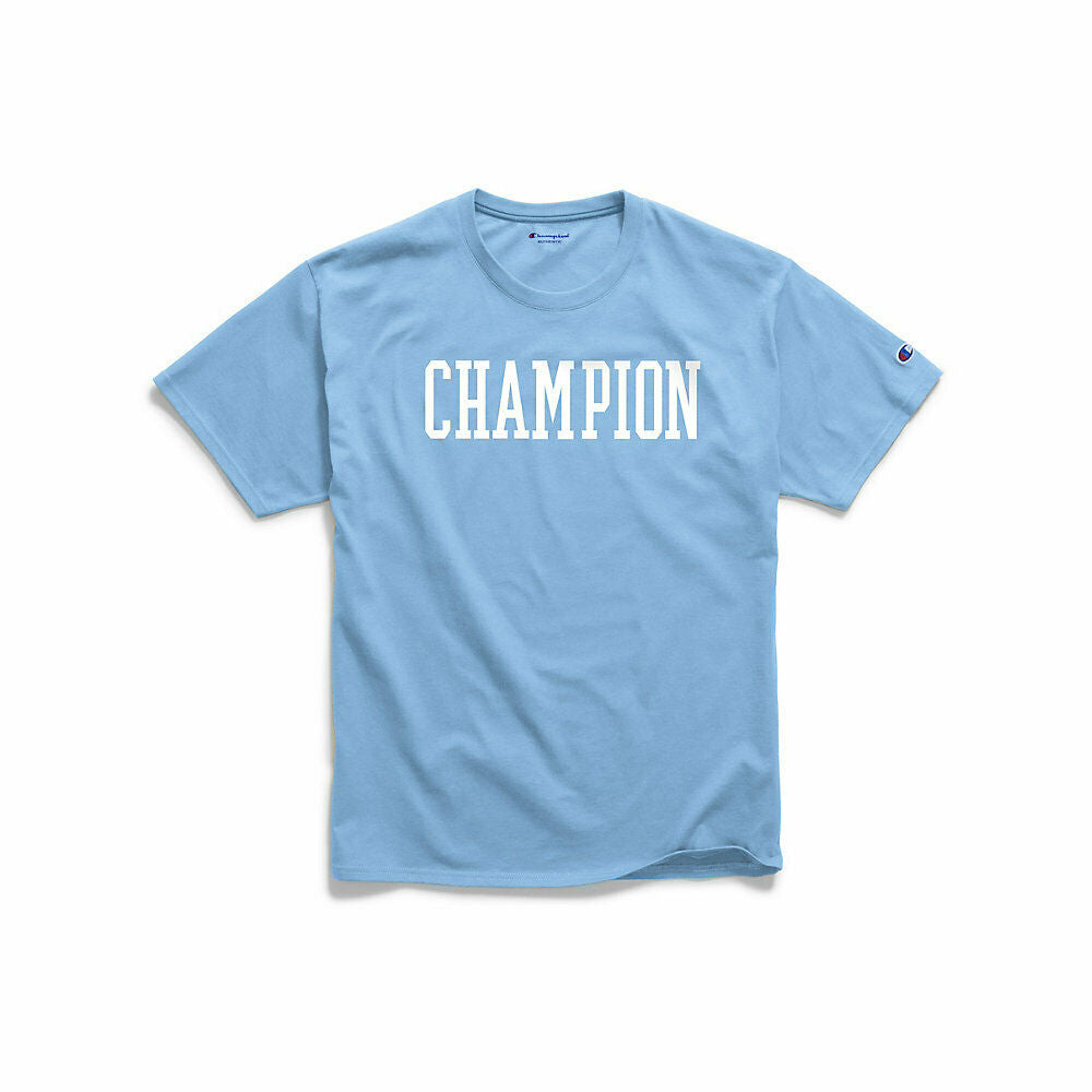 Champion Men's Classic Jersey Tee, Block Logo GT23H Y07692