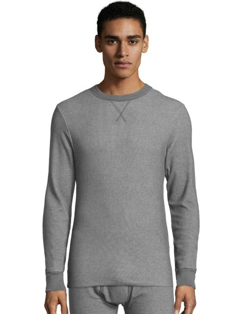 Hanes Men's Raschel Thermal Crewneck 121101