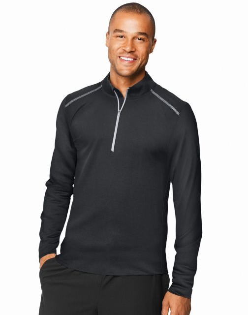 Hanes Sport™ Men's Performance Quarter-Zip Sweatshirt O5A09