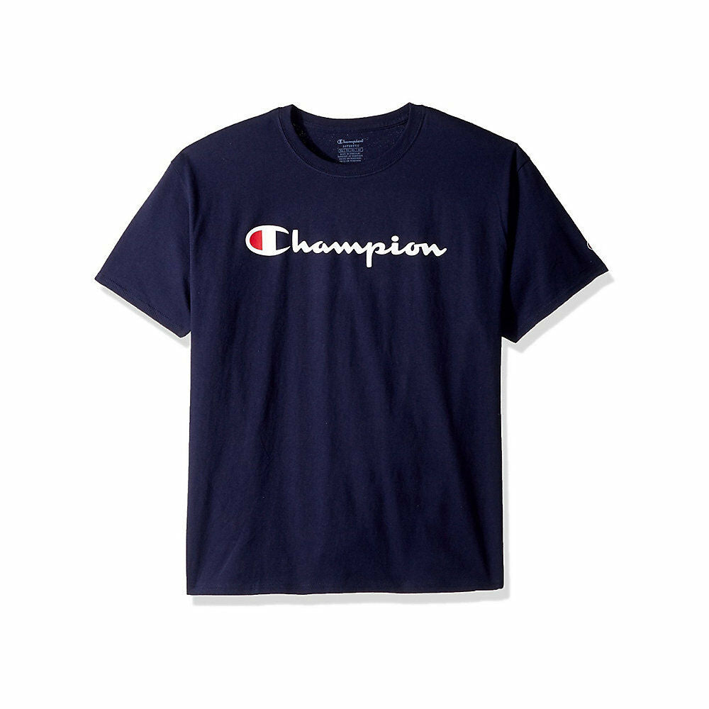 Champion Boys' Jersey Tee, Script Logo OT435A Y07858