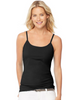 Hanes Women's Stretch Cotton Cami with Built-In Shelf Bra O9342
