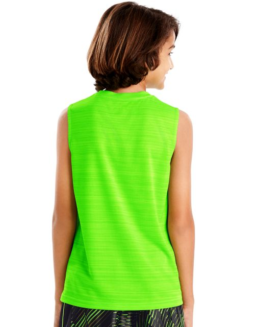 Hanes Sport™ Boys' Sleeveless Heathered Tech Tee OD180