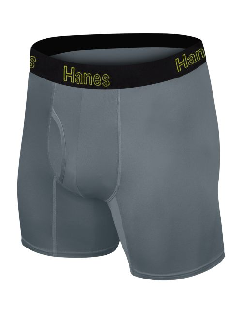 Hanes Men's Comfort Flex Fit® Breathable Mesh Boxer Briefs 4-Pack CFFBP4