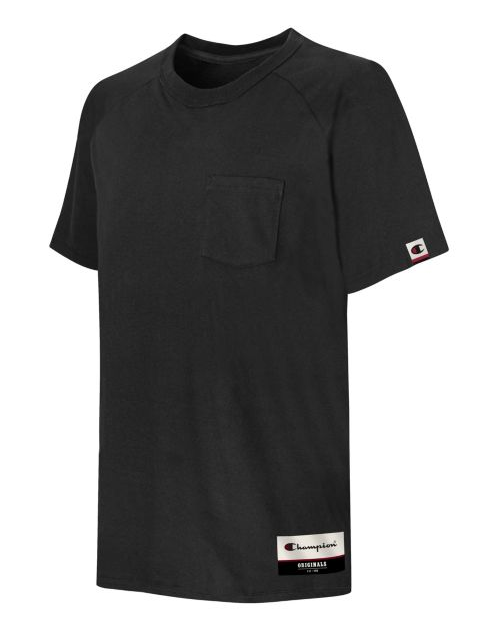 Champion Authentic Originals Men's Soft-Wash Short Sleeve Pocket T AO250 GRTDYE