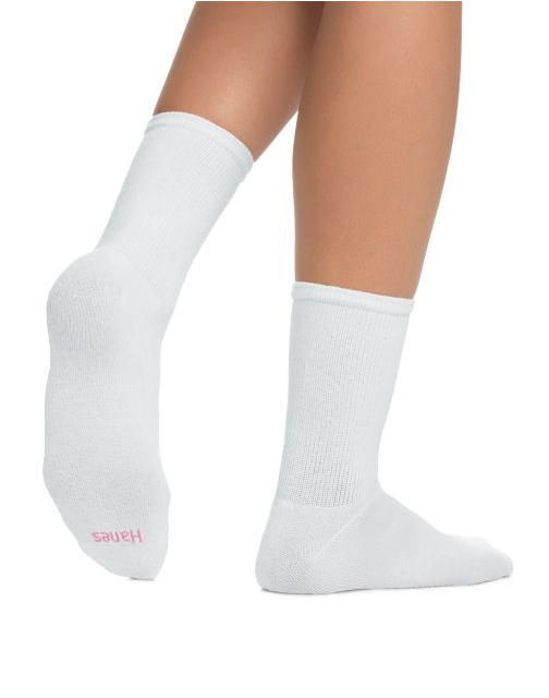 Hanes Women's ComfortBlend® Crew Socks 6-Pack 404/6