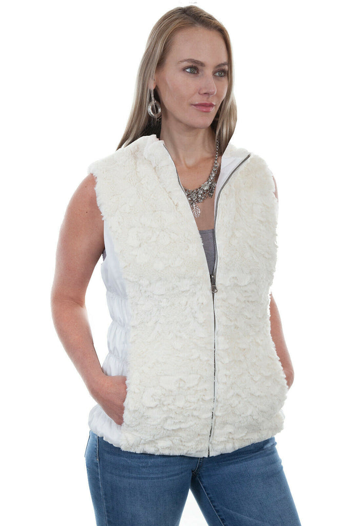 Scully Women's Reversible Fauz Fur Vest 8030