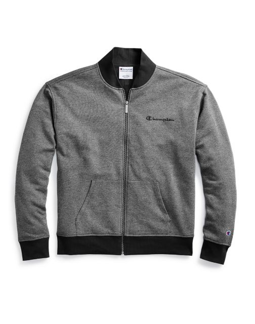 Champion Men's Heritage Heather YC Jacket, Embroidered Logo V4501 550193