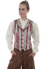 Scully Rangewear Women's Polyester Wallpaper Stripe Lapel Vest RW562