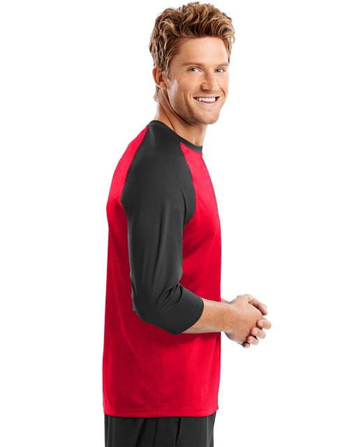 Hanes Sport™ Men's Performance Baseball Tee O5423