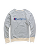 Champion Women's Powerblend® Fleece Boyfriend Crew, Felt Logo W2956F Y07461