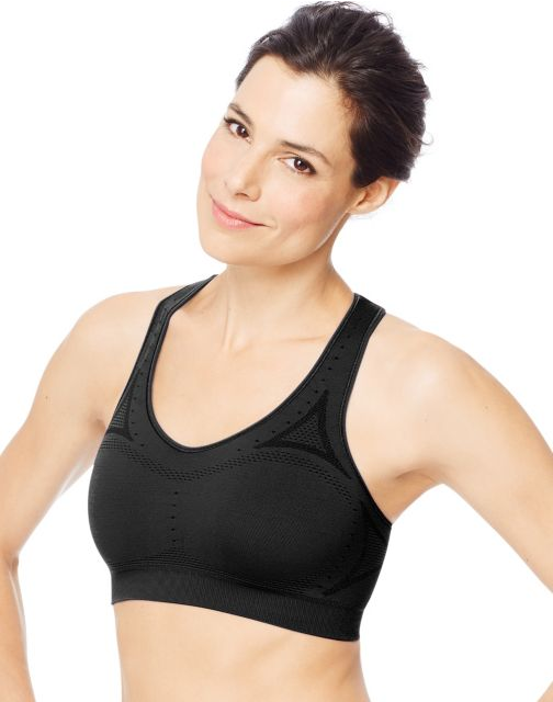 Hanes Sport™ Women's Seamless Racerback Sports Bra O9003