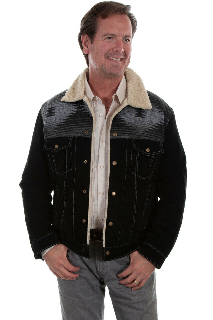 Scully Men's Boar Suede Jean Jacket 1015