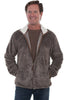 Scully Men's Polyester Plush Zip-Front Jacket TR-075