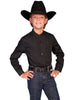 Scully Rangewear Boys Cotton Long Sleeve Tuxedo Front Shirt RW032K