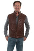 Scully Men's Leather Quilted Vest 1026