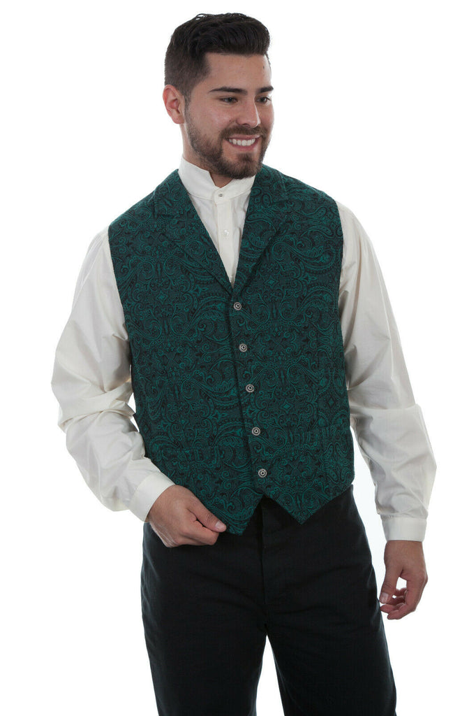 Scully Men's Jacquard Vest 521254