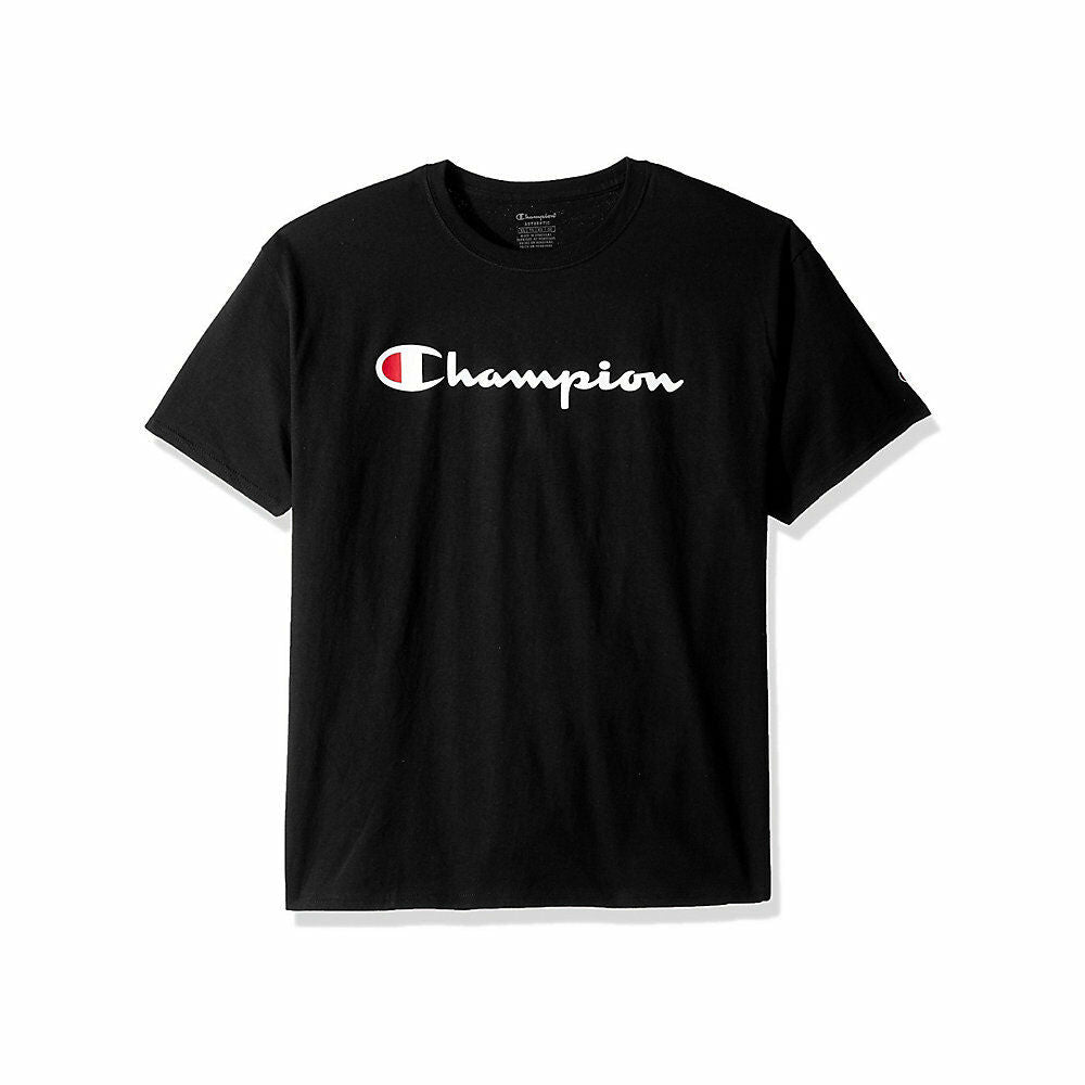 Champion Boys' Jersey Tee, Script Logo OT435A Y07858