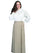 Scully RangeWear Women's 100% Cotton Pleated Full Length Five Gore Skirt RW530