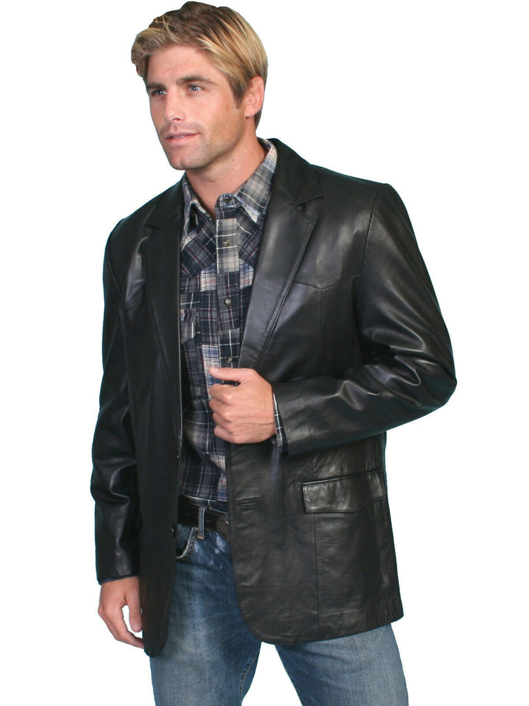 Scully Leather Men's Western Lambskin Blazer 501