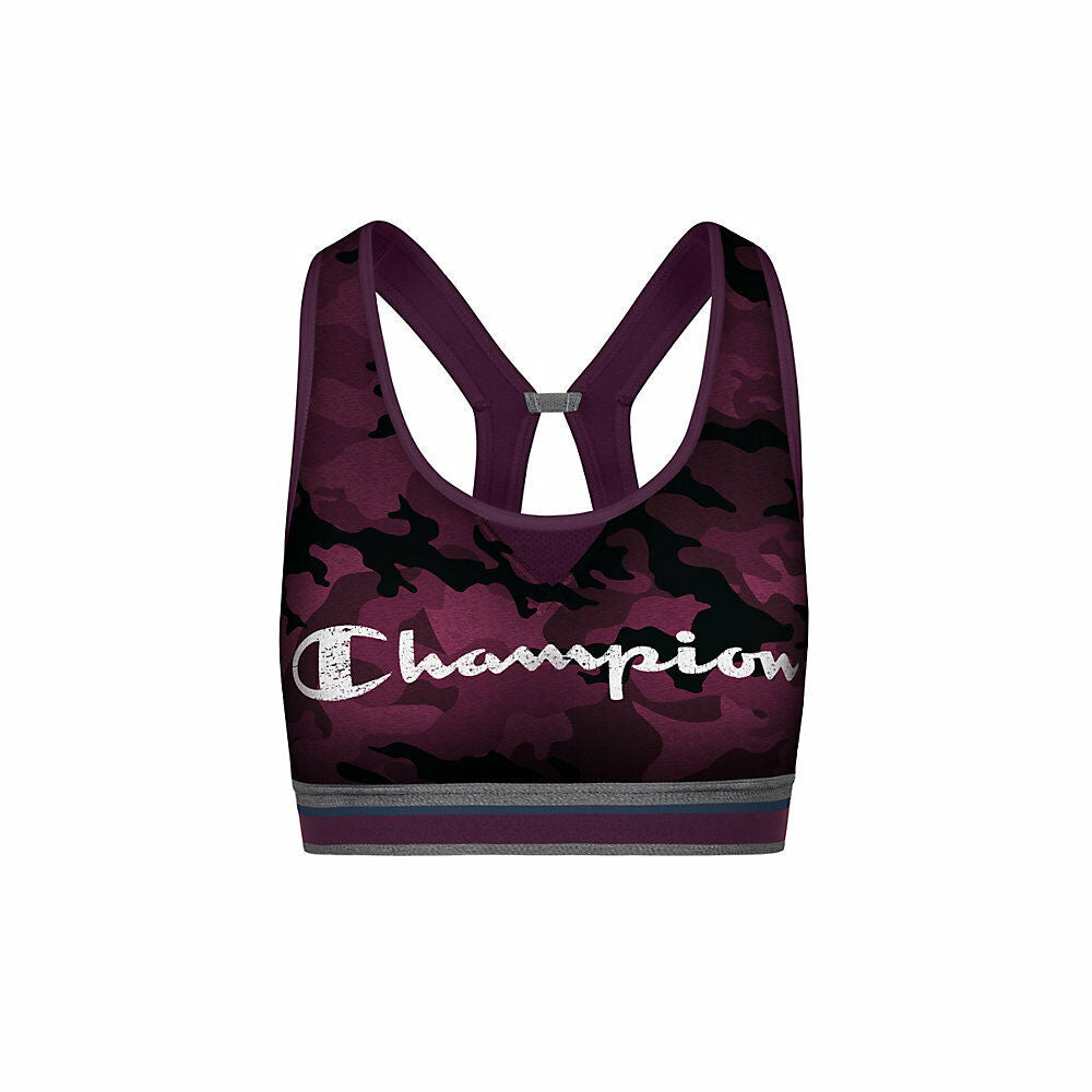 Champion Women The Authentic Sports Bra-Distressed Script B1429P 549700