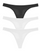 Maidenform Comfort Devotion Sweet Nothings Thong, 3-Pack MM2001