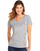 Hanes Women's Metallic Foliage Toss Short-Sleeve V-Neck Graphic T GT9337 Y07646