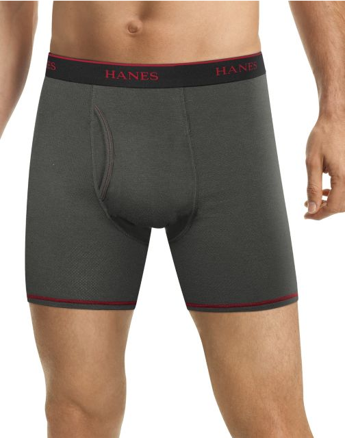 Men's FreshIQ™ Cool Comfort™ Breathable Mesh Boxer Brief 5-Pk (4+1 Free Bonus)