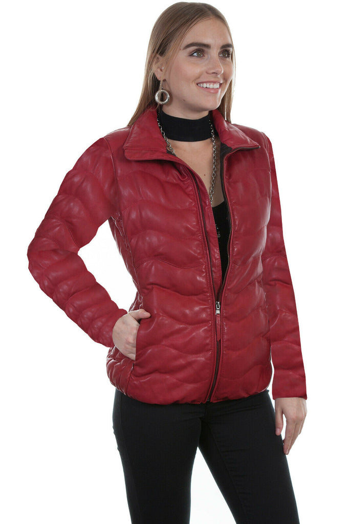 Scully Women's Leather Puffer Jacket L620